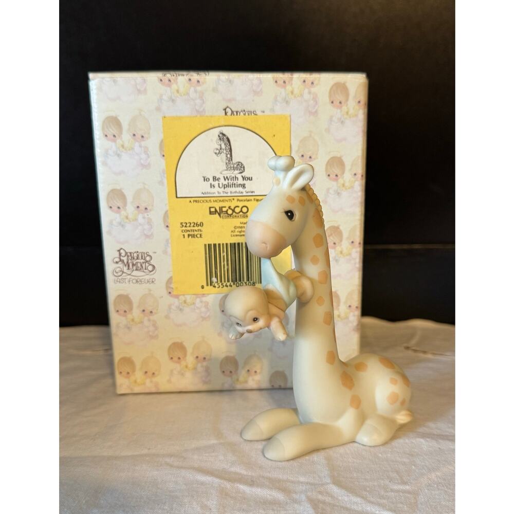 Vintage 1989 Precious Moments To Be With You Is Uplifting Figurine 522260